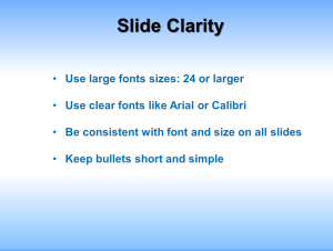 The opposite of a shotgun slide - concise, to the point