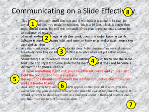 The Shotgun Slide - Death by PowerPoint