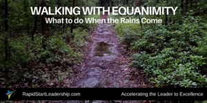 Walking with Equanimity