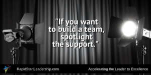 Spotlight the Support