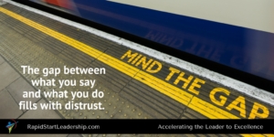 Mind the Gap - Trust and Leadership