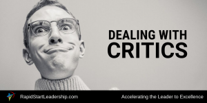 Dealing With Critics